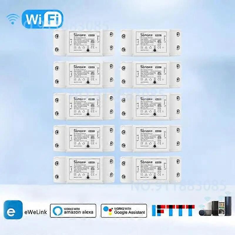 SONOFF BasicR2 Wifi Smart Switch Modul 10A Wireless Remote DIY Lichtschalter EWeLink APP-Steuerung Arbeit mit Alexa Google Home
