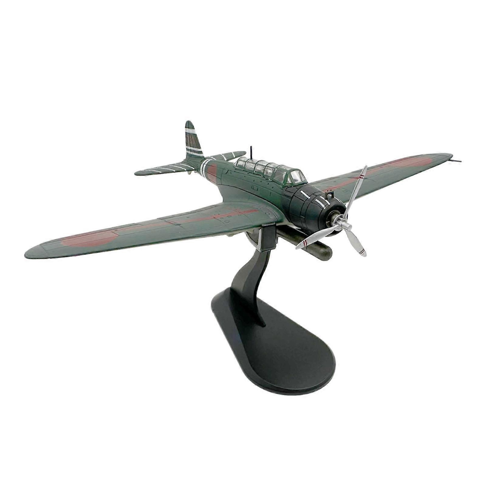1:72 Diecast Fighter Model with Display Base for Livingroom Bookshelf Office