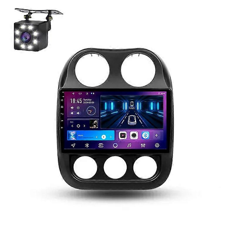 Car Radio For Jeep Compass 1 MK 2009 - 2015 Multimedia Player Carplay Navigation Auto