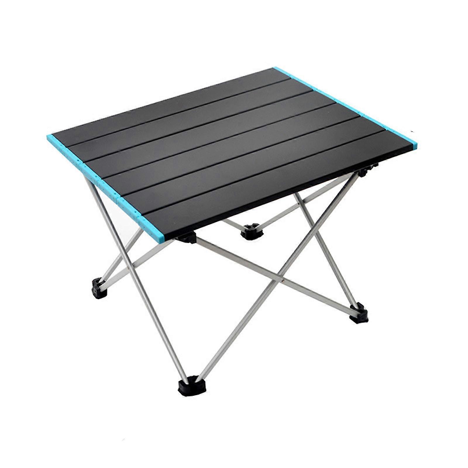 Portable Camping Table Small Ultralight Folding Table Aluminum Alloy Table Top with Carry Bag for