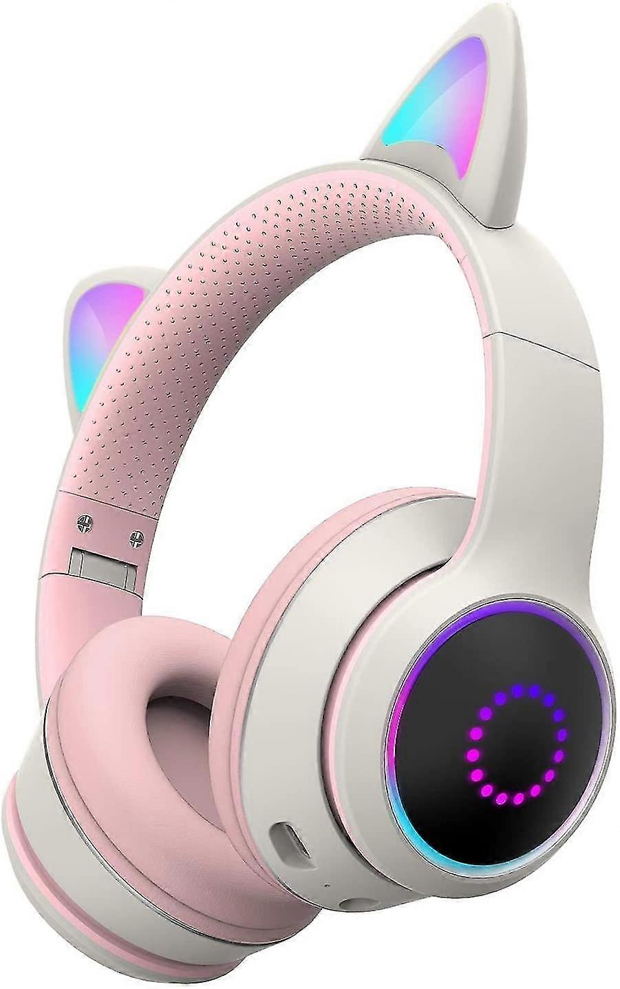Wireless Gaming Headset, Cat Ear Bluetooth 5.0 Gaming Headset