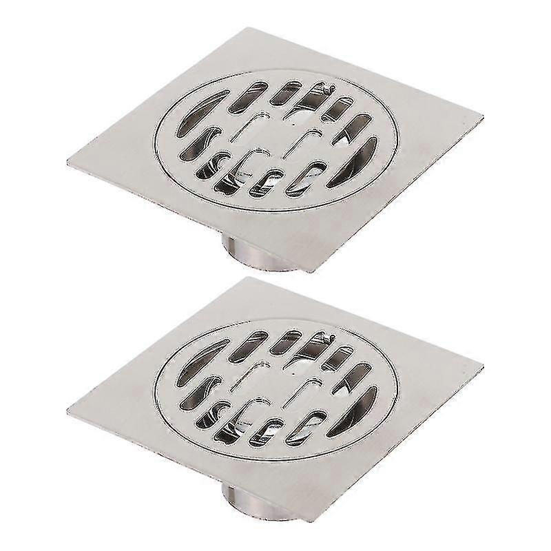 Silver Style One Drain Cover And Strainer 2 Pieces