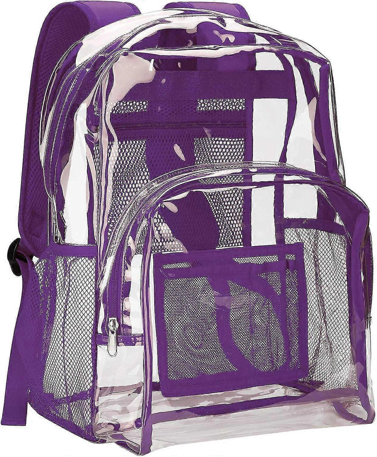 Vorspack Clear Backpack Heavy Duty Pvc Transparent Backpack Type11