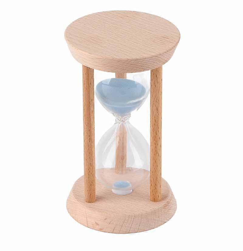 Small Round Wooden Three Column Hourglass Sand Hourglass Timer Sand Timer