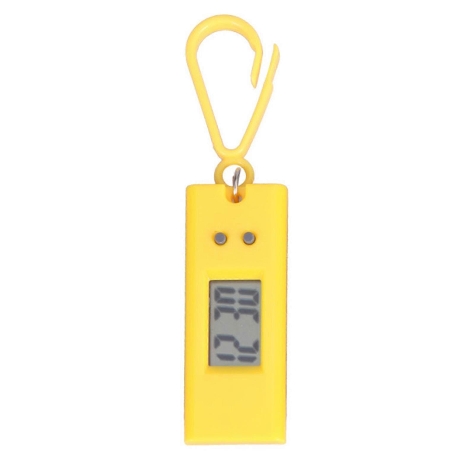 Digital Table Time Display Clock Hanging Keychain for Students - Electronic Timepiece