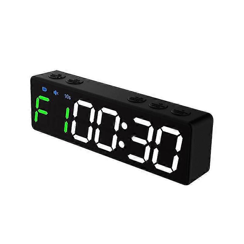 Usb Rechargable Gym Timer Led Workout Clock Count Down Up Clock Stopwatch