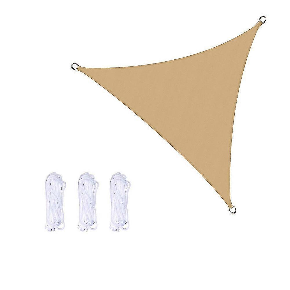 Triangolo Parasole Vela Giardino Impermeabile e UV Block Shade Sail Outdoor Sun Shade Canopy Oxford Cloth Tenda da sole per Patio Backyard 12 Colori 8 Dimensioni