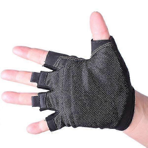 Cykelsporter Halkfria Halvfingerhandskar