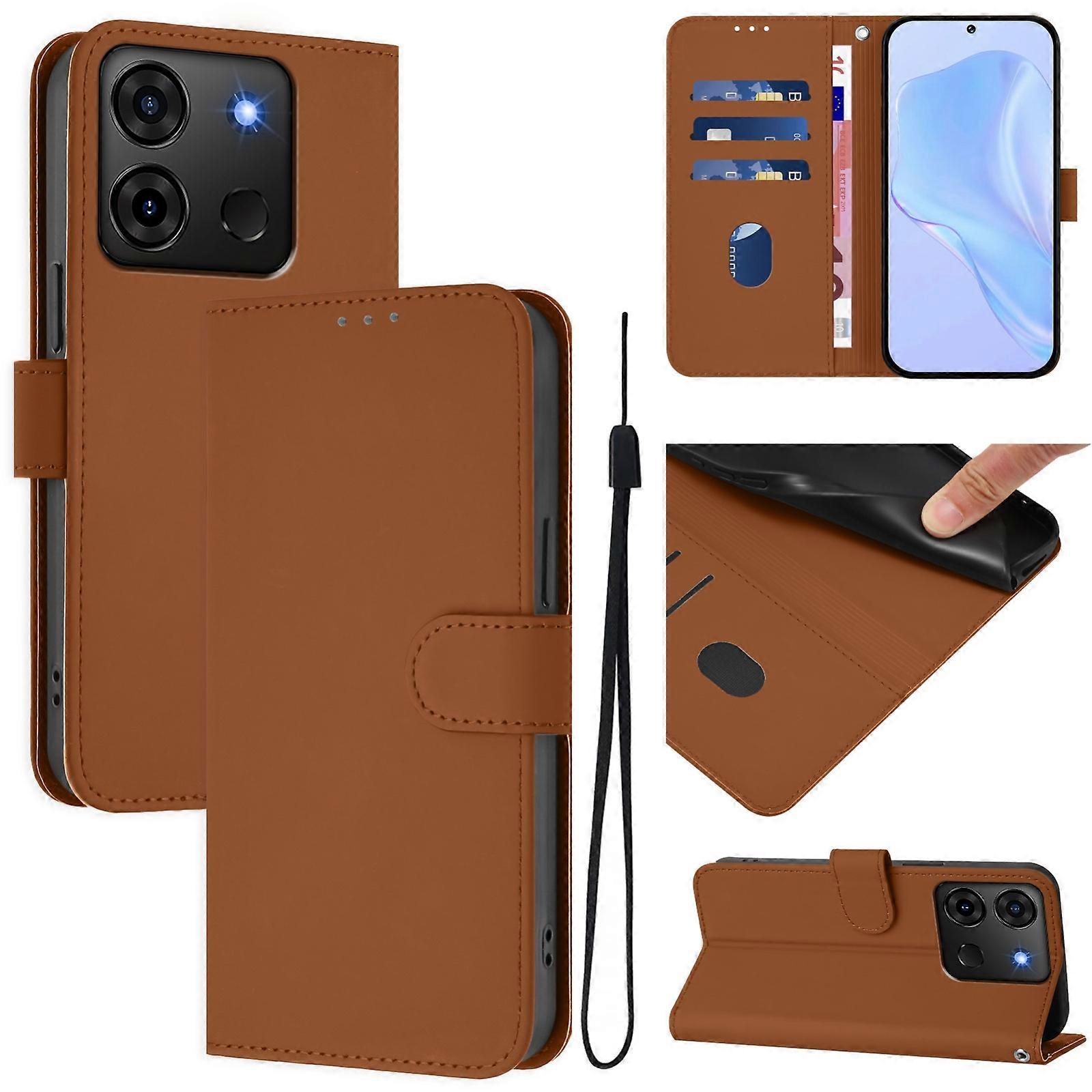 YB-PT01 Lanyard PU Case For Infinix Smart 7 India