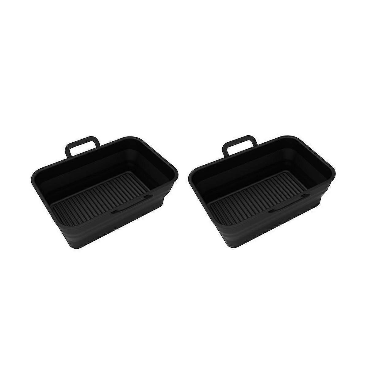 Silicone Liners For Ninja Dual Af400uk & Tower T17088, Foldable Silicone Basket Inserts