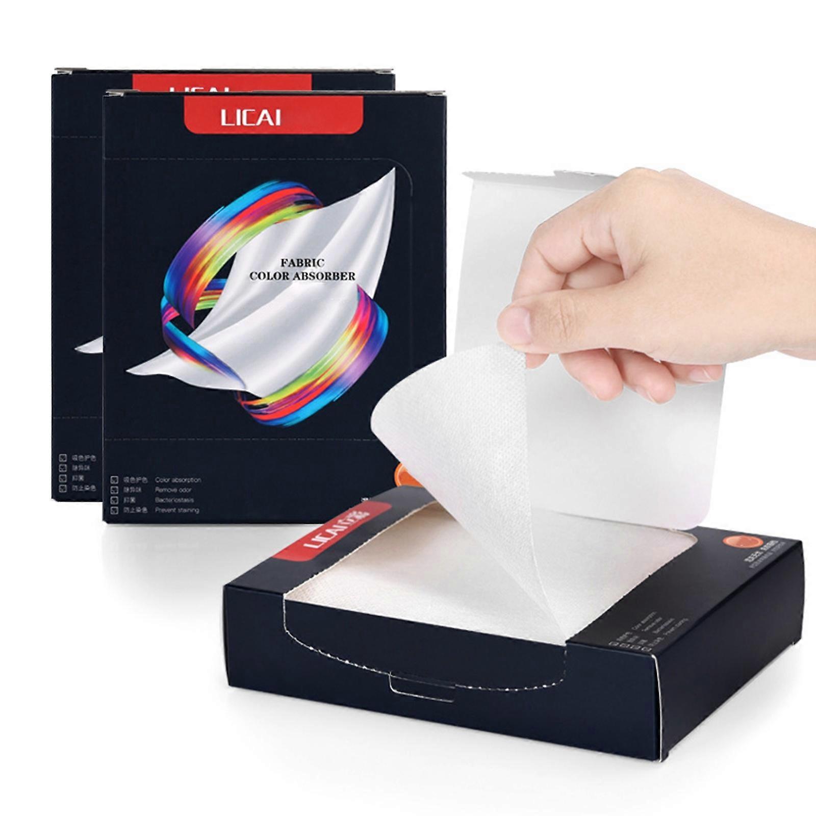 Sheets For Laundry Maintains Clothes Colors 100 Count Trapping Sheets Avoid Clothes From Staining Trapping Color Absorber Laundry Sheets