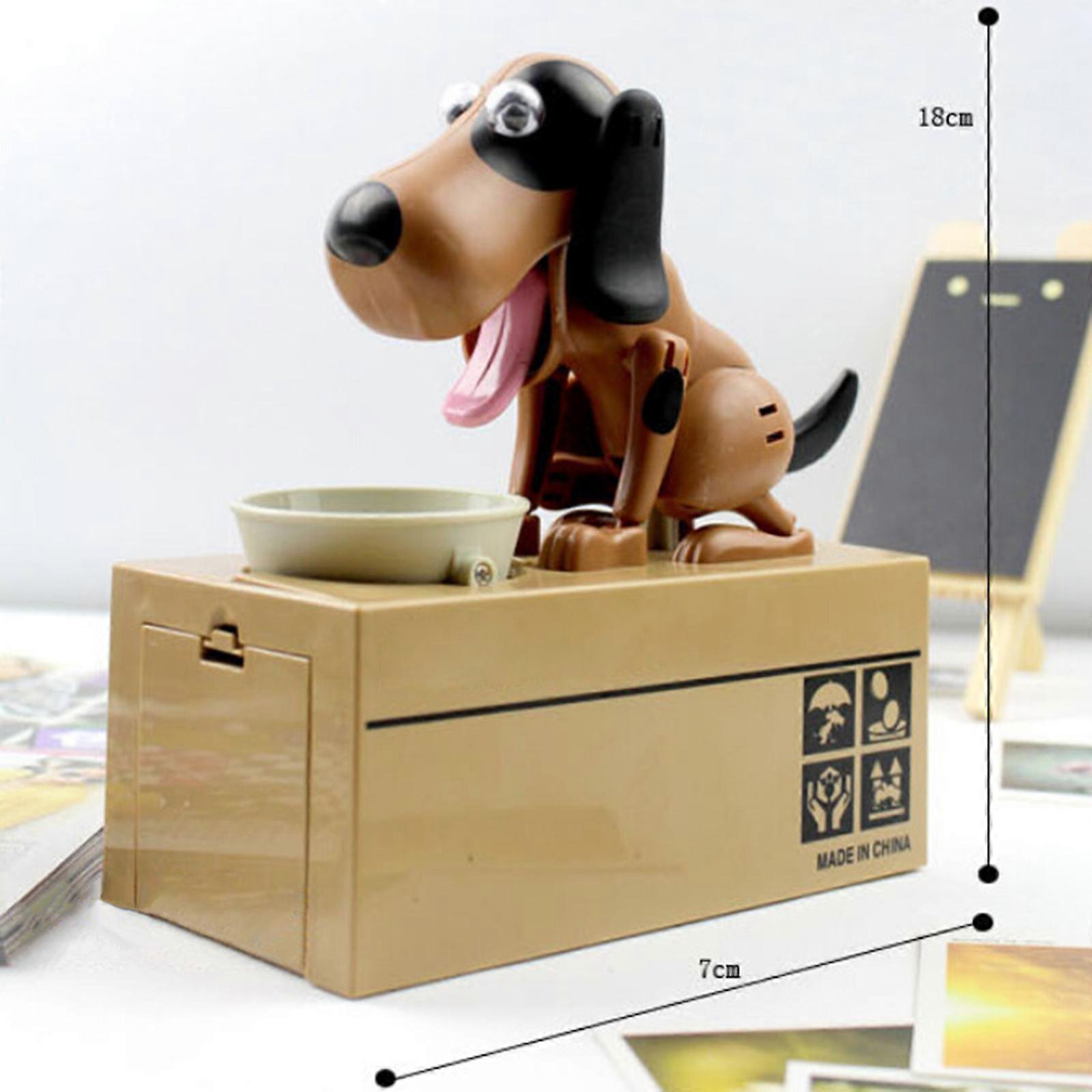 Nette Spardose Bank Piggy Mechanische Choken Coin Saving Hungry Essen Roboter