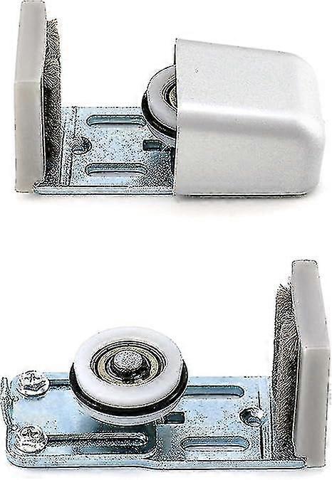 Scratch Resistant Ball Bearing Wheels, Silver, 2 Pack