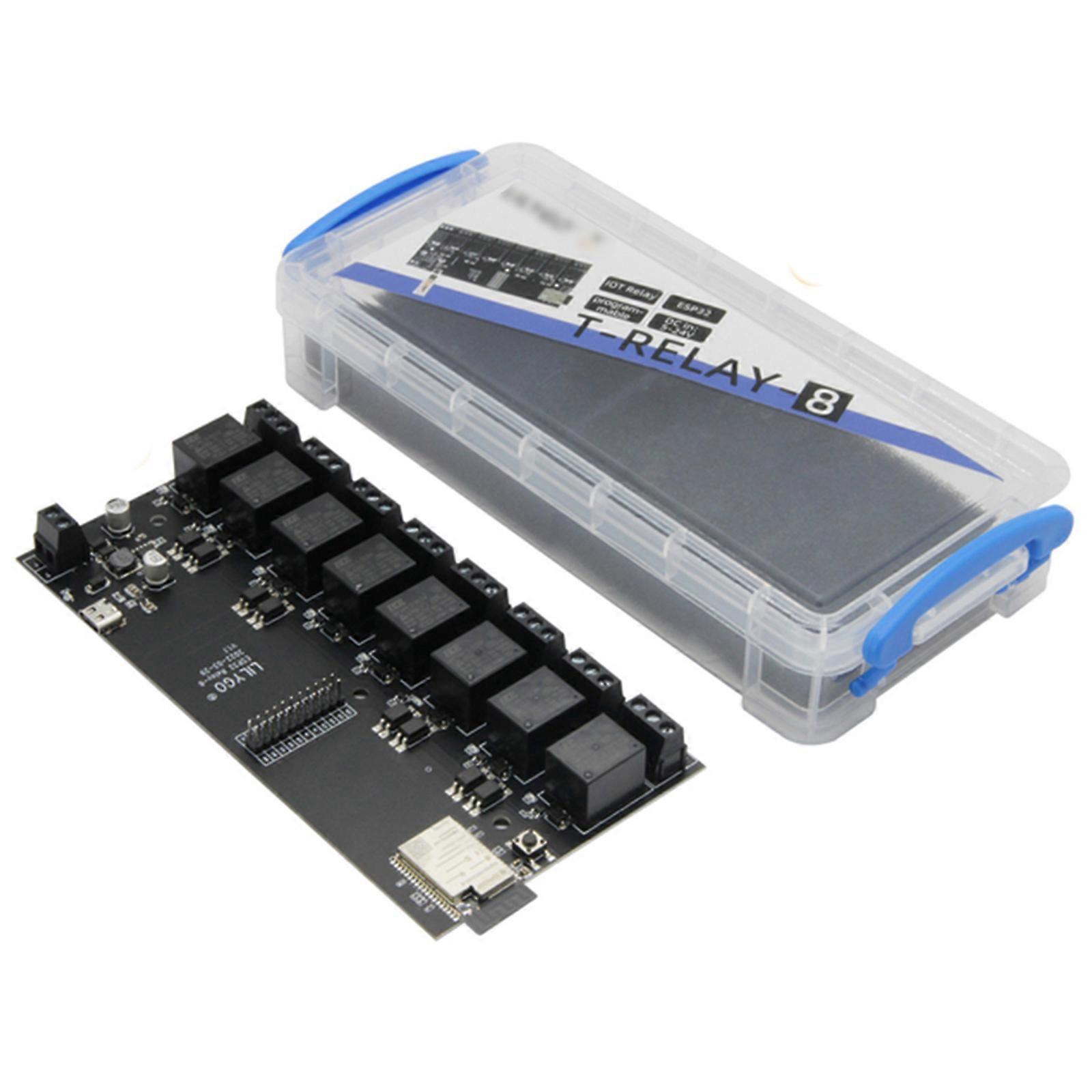 LILYGO TTGO T-Relay ESP32 Chip für DC 5V 8-Kanal-Relais 4MB Flash-IoT-Relais