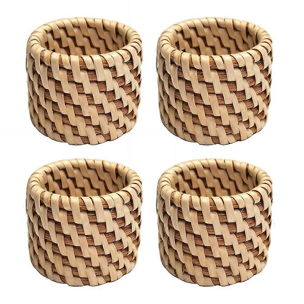 Vevde serviettringer Håndlagde naturlige rustikke serviettringer Bondegårdsservietter