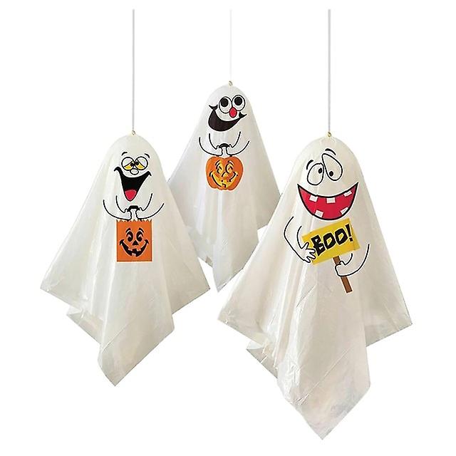 5 Sets Fabric Mini Halloween Hanging Ghost