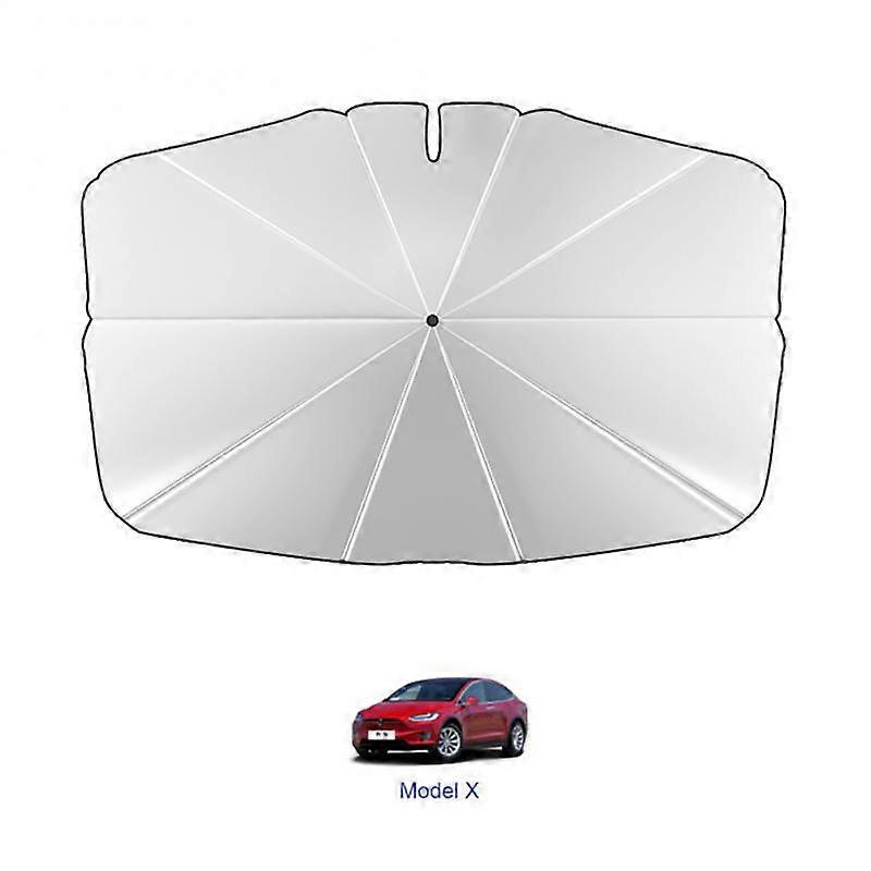 Car Windshield Sunscreen Umbrella UV Protection Sun Visor Protector Front Window Sun Shade Cover For Tesla Model 3/Y/X/S Series
