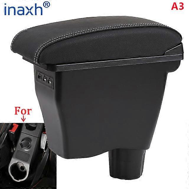 Per smart fortwo Bracciolo Per smart forfour Scatola del bracciolo dell'auto Parti di retrofit Scatola di immagazzinaggio interna 3USB Installazione semplice