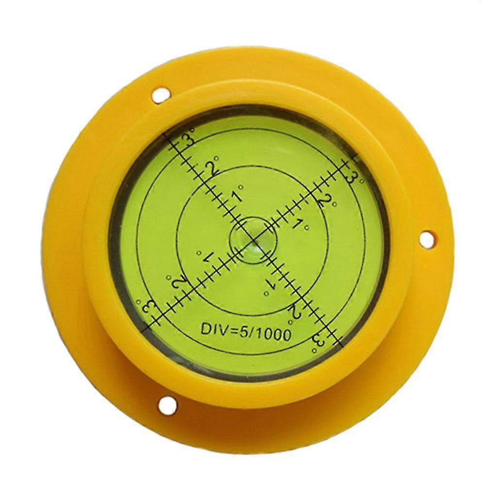 Disc Precision Bubble Spirit Level Round 90mm Portable Round Bubble Level