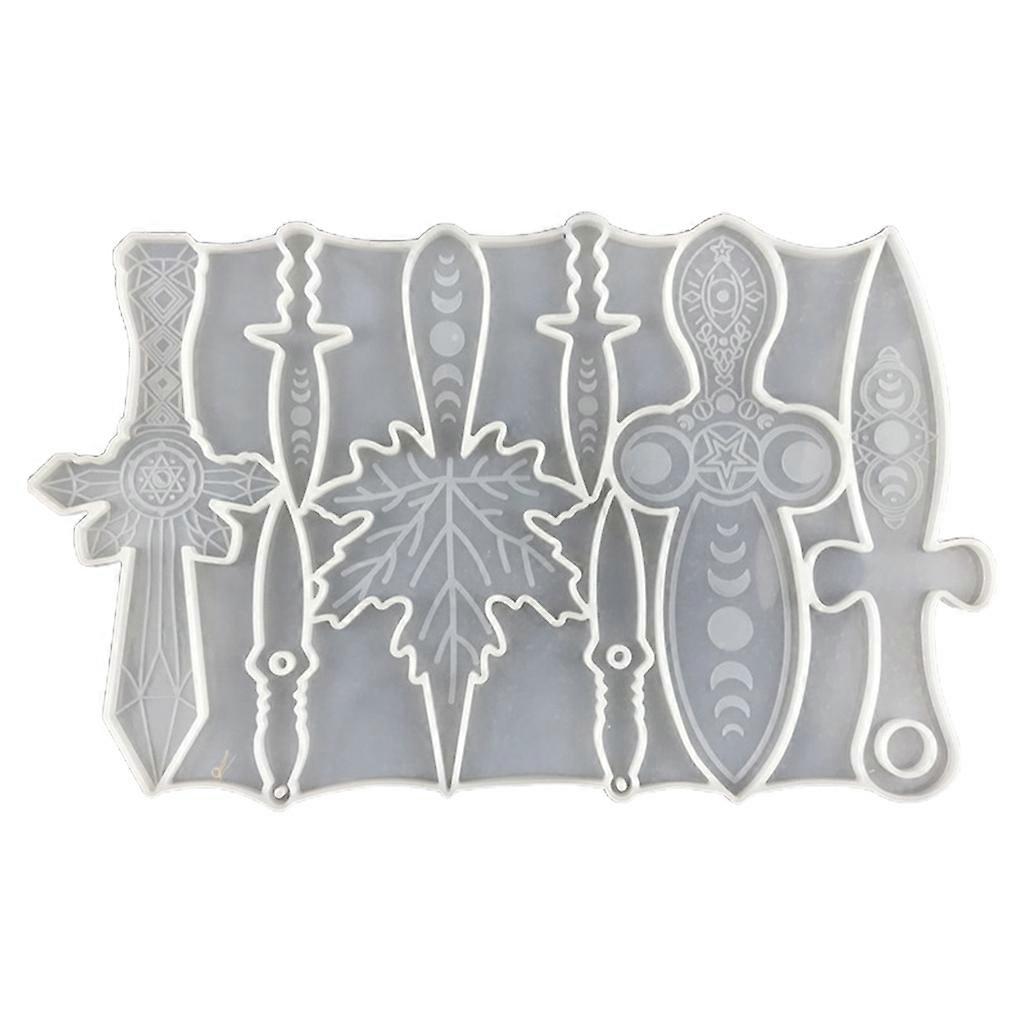 High Quality Dagger Resin Casting Sword Shape Molds Silicone Mold Epoxy