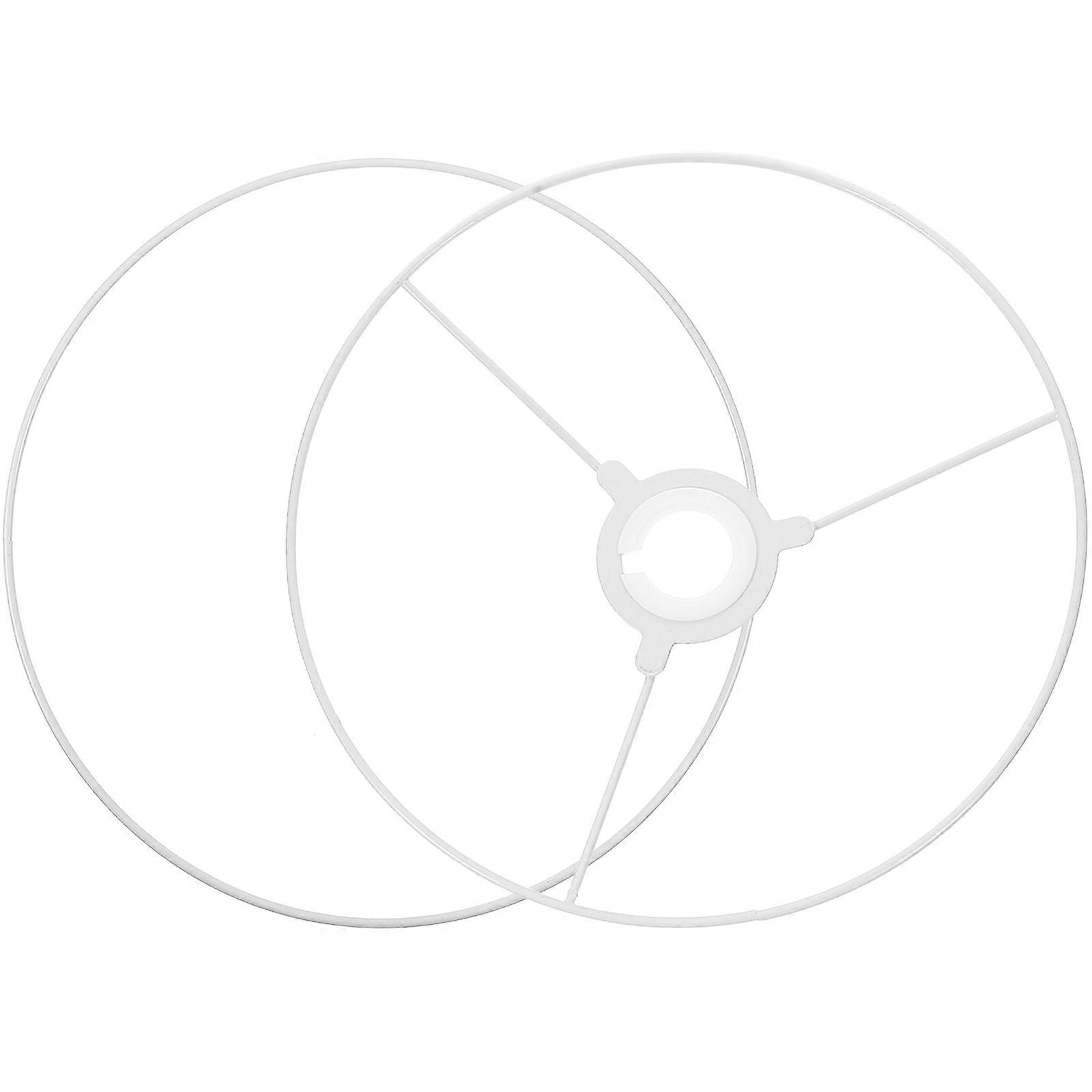 Lampshade Iron Frame Lamp Fix Ring for DIY 1Set Metal Wire Shade