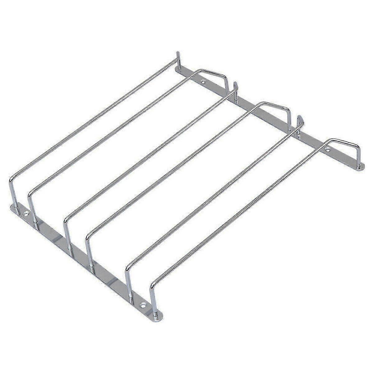 Triple Row Glass H Rack Kit Bar H Less Steel