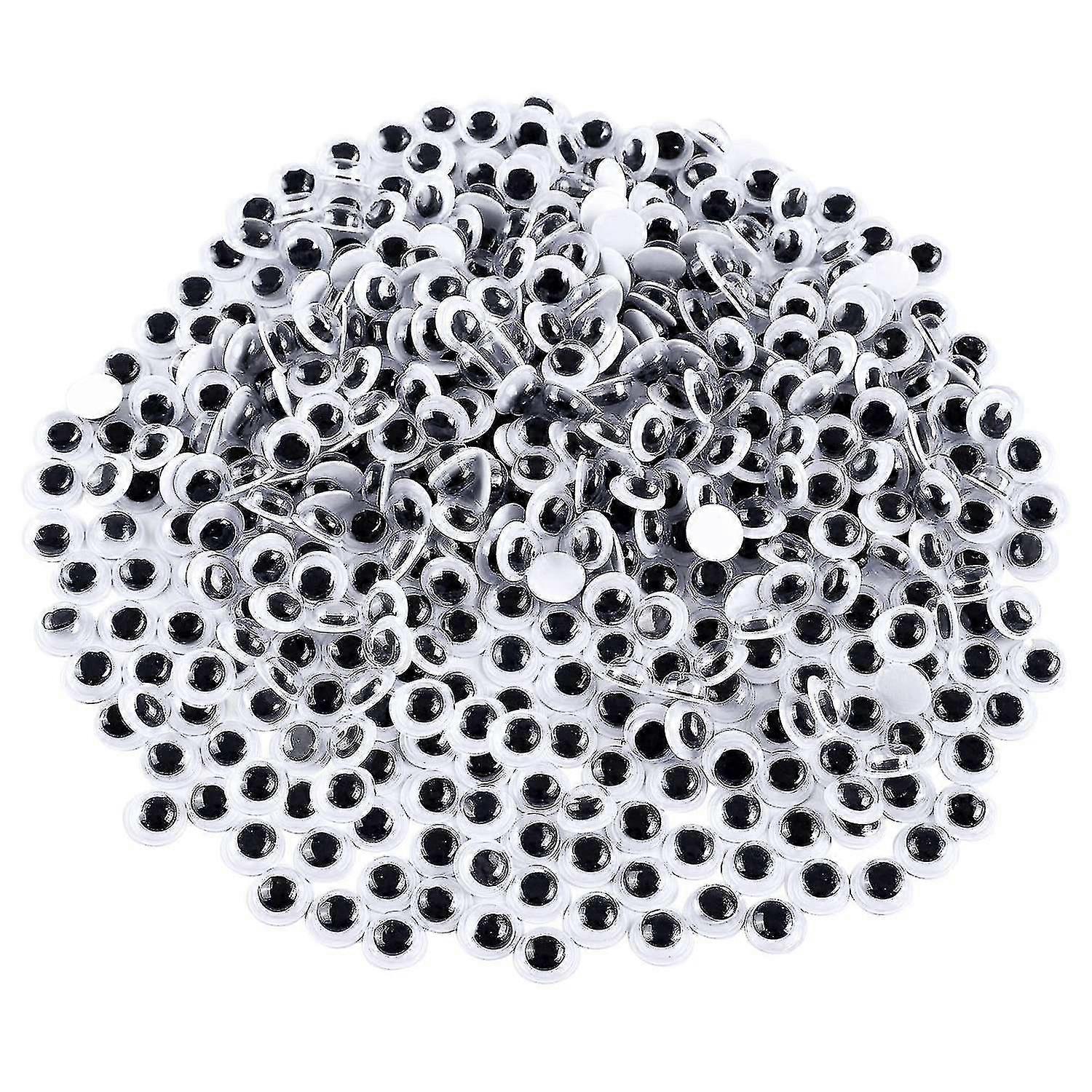 1000 stuks ogen zelfklevende googly ogen voor diy craft scrapbooking, craft doll making s ogen 6mm