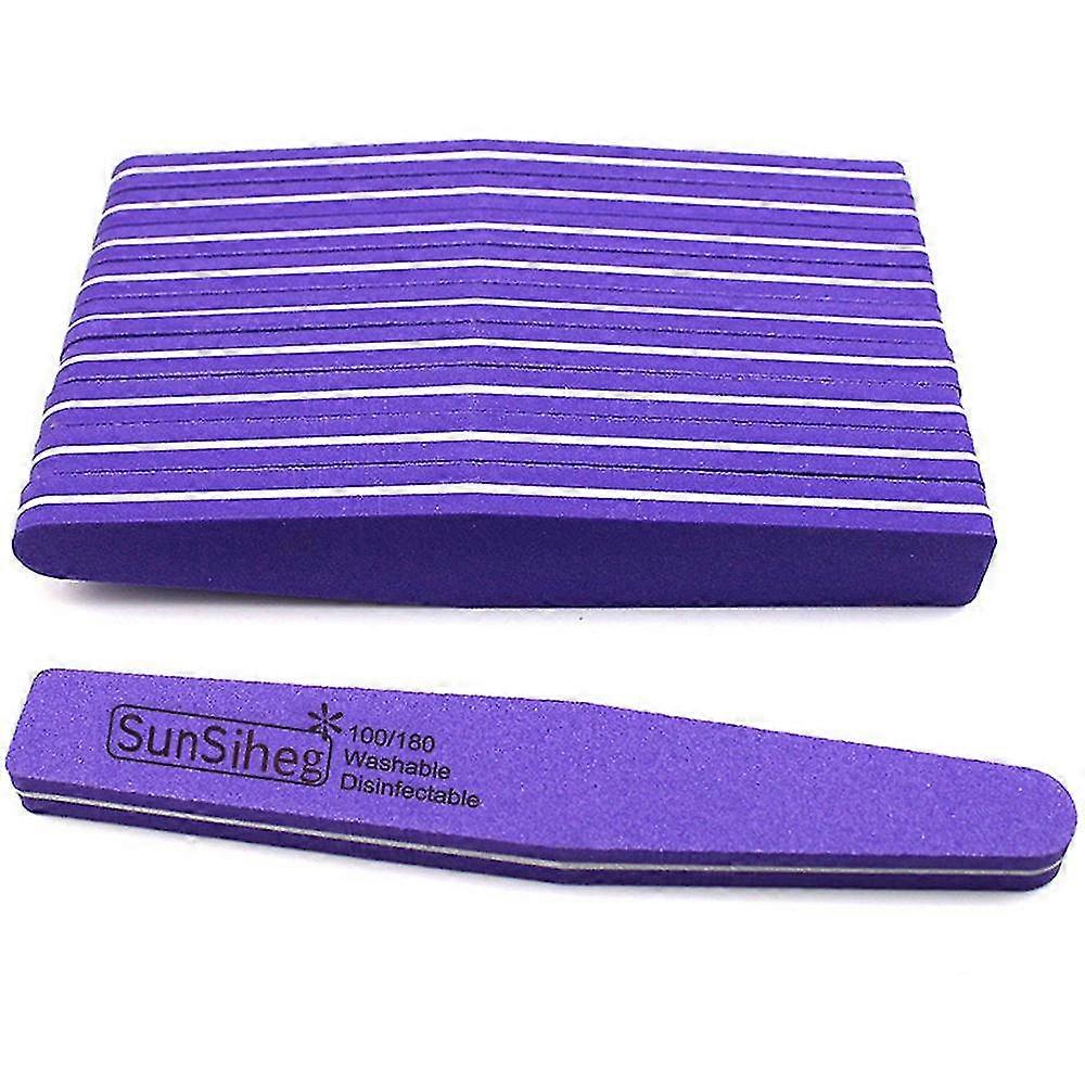 Nail Buffer Block File Sponge Washable Double Sided Acrylic Nail Polishing File