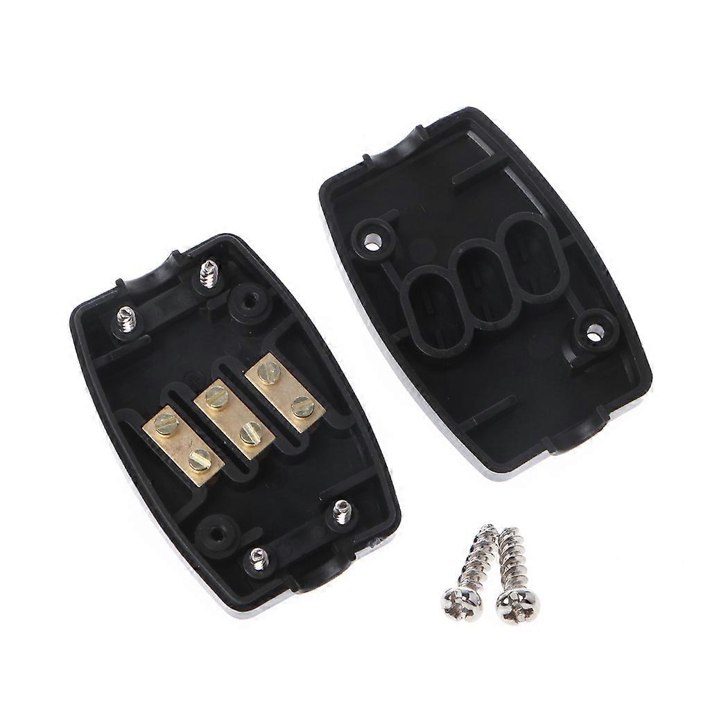 13A InLine Connector Box 3 Terminal Join Flex Cable Wire Mains Electrical Joiner