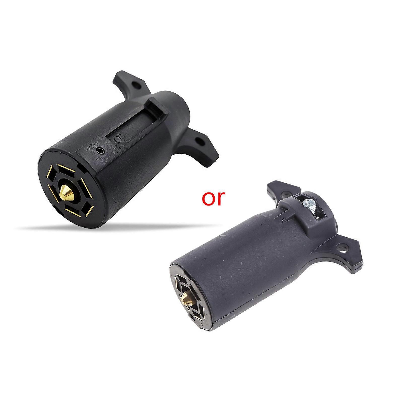 12V 7 Pin Towing Plug Trailer Caravan Electric Plug Socket Connector Adapter