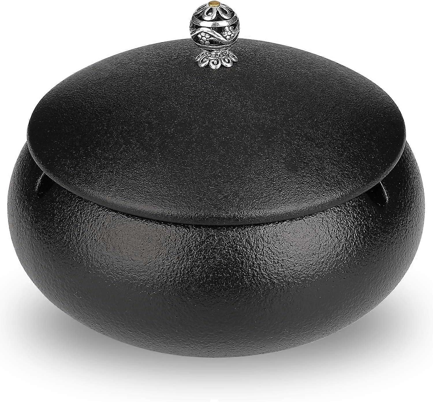 Ceramic Ashtray with Lids,Windproof,Cigarette Ashtray for Indoor