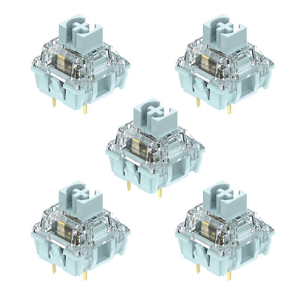 for MX Series Keyboard Replace Parts 5pcs Bluish White Switch Linear Switches