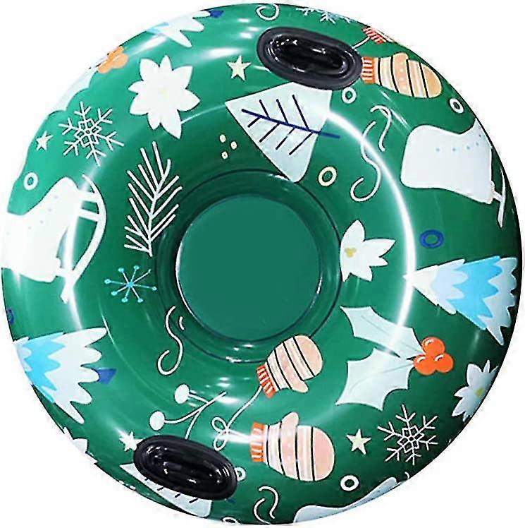 Round Inflatable Sledge For Heilwiy Children And Adults, Pvc Heavy Duty Inflatable Snow Gift