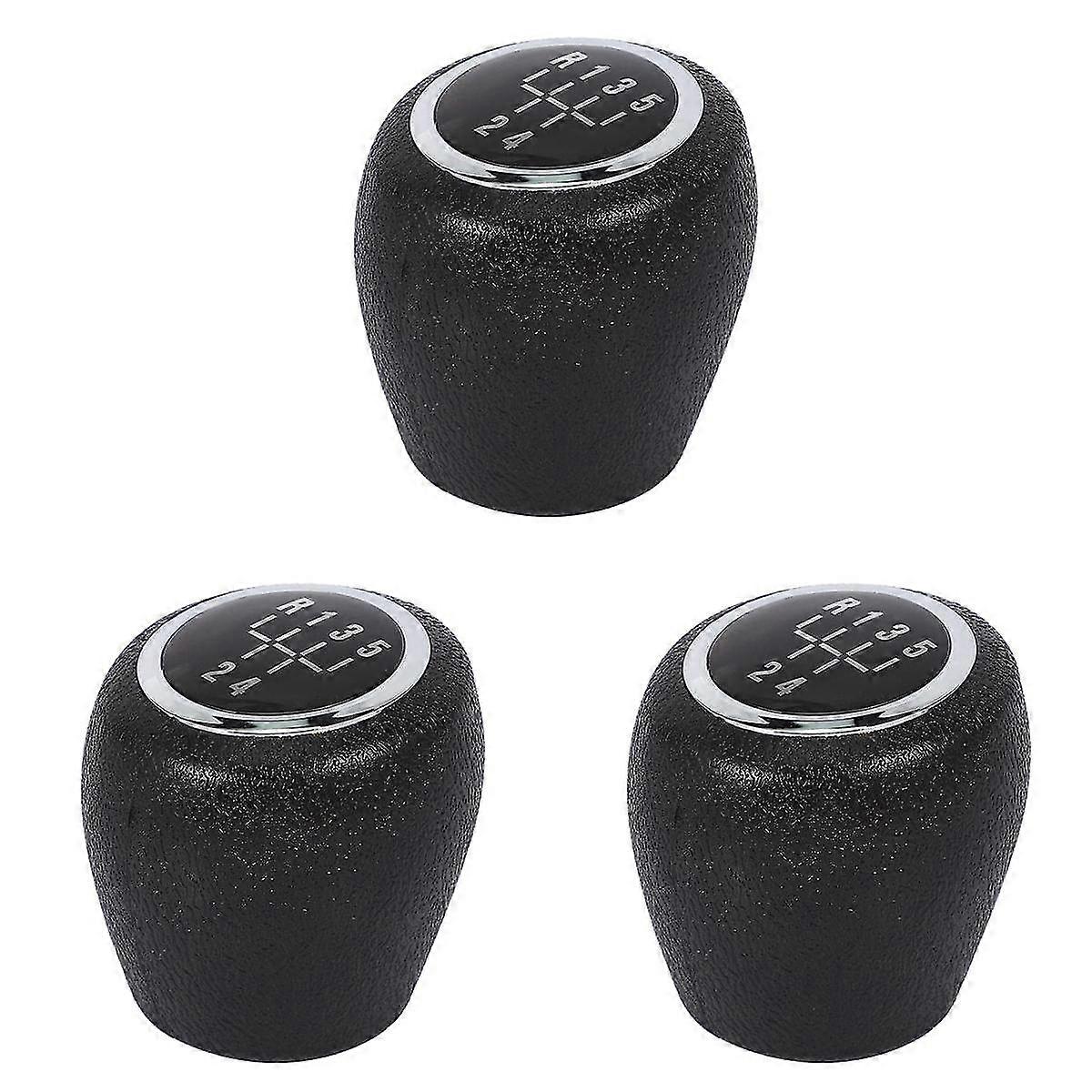Υψηλής ποιότητας3X αυτοκίνητο Gear Stick Shift Knob Head Auto Styling για το 2008 2009 2010 2011 2012 Αυτοκίνητο Decor 5 Ταχύτητα