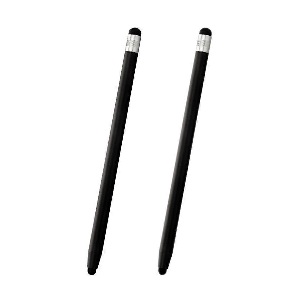 1/2/4pcs Universal Pencil Double Silicon Head Touch Pen Capacitive Screen Stylus Pen 2 For Xiaomi Huawei Ipad Tablet Smartphone