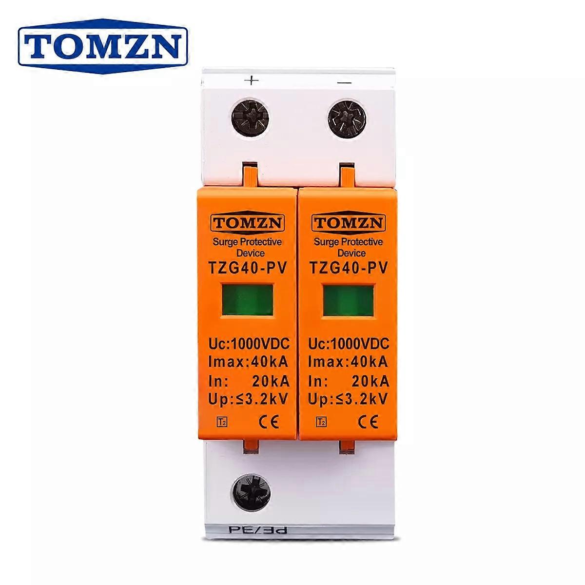 SPD DC 1000V 20KA~40KA House Surge Protector Protective Low-voltage Arrester Device