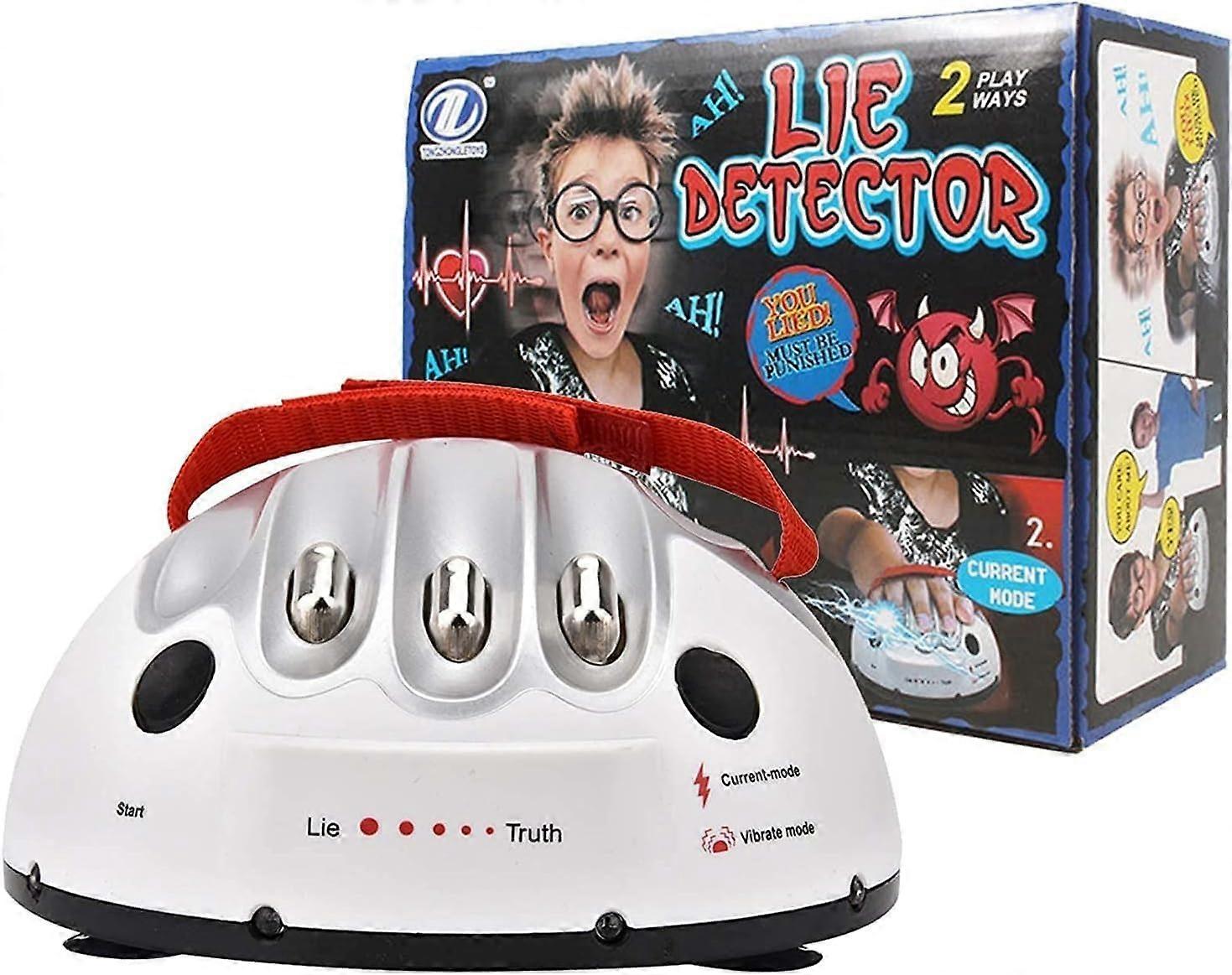 Micro Electric Shocking Lie Detector Safe Polygraph Test Machine Toy Party Use