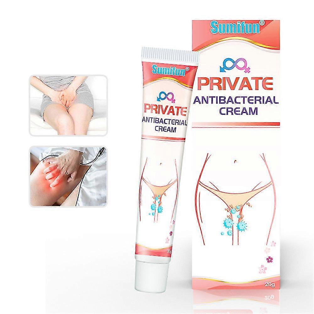 1/2pcs Private Antibacterial Cream Antibacterial Remove Odor Private Part Anti-inflammatory Relieve Itching Eczema Cream 20g