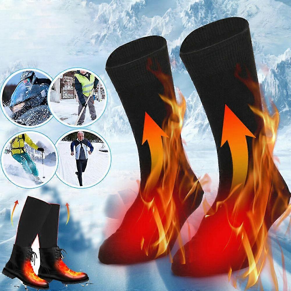 Electric Battery Heated Foot Warm Long Sock
