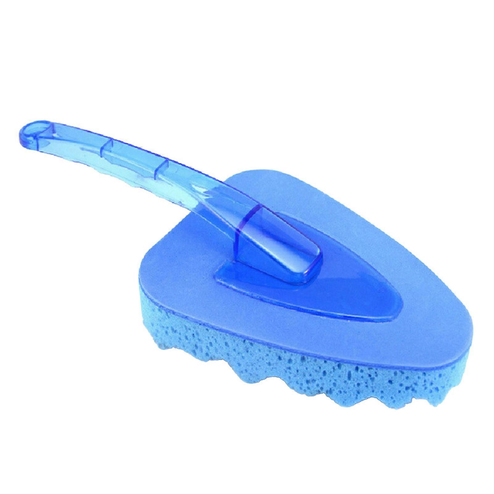 Car Sponge Brush High-efficiency Multi-purpose Blue Window Door Cleaning Tool for Vehicle