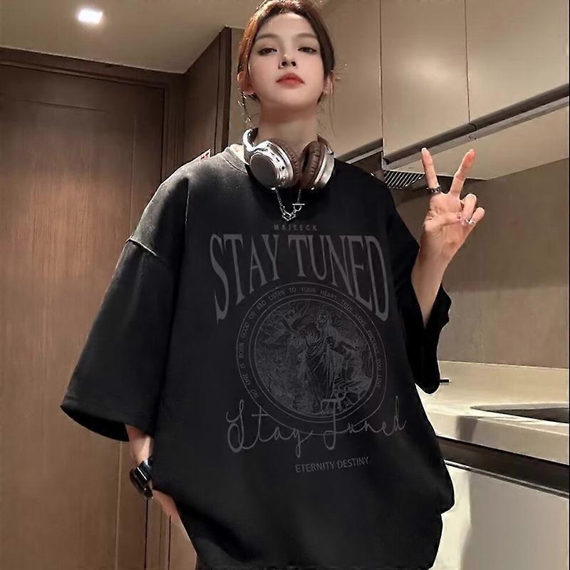 Suede heavyweight short sleeves