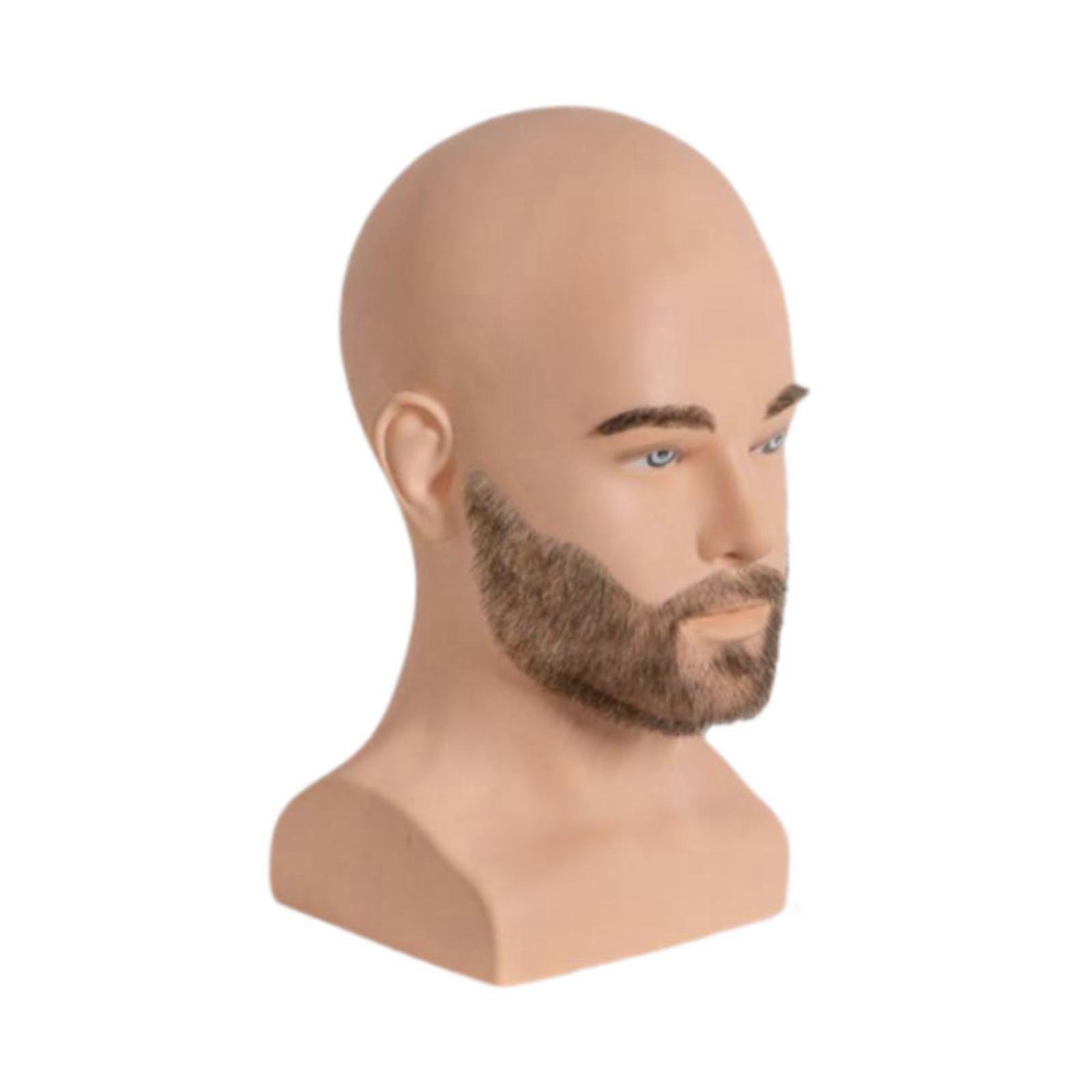 Manikin Head Tabletop Hats Wig Display Stand for Beginner Stylist Home Salon Style A