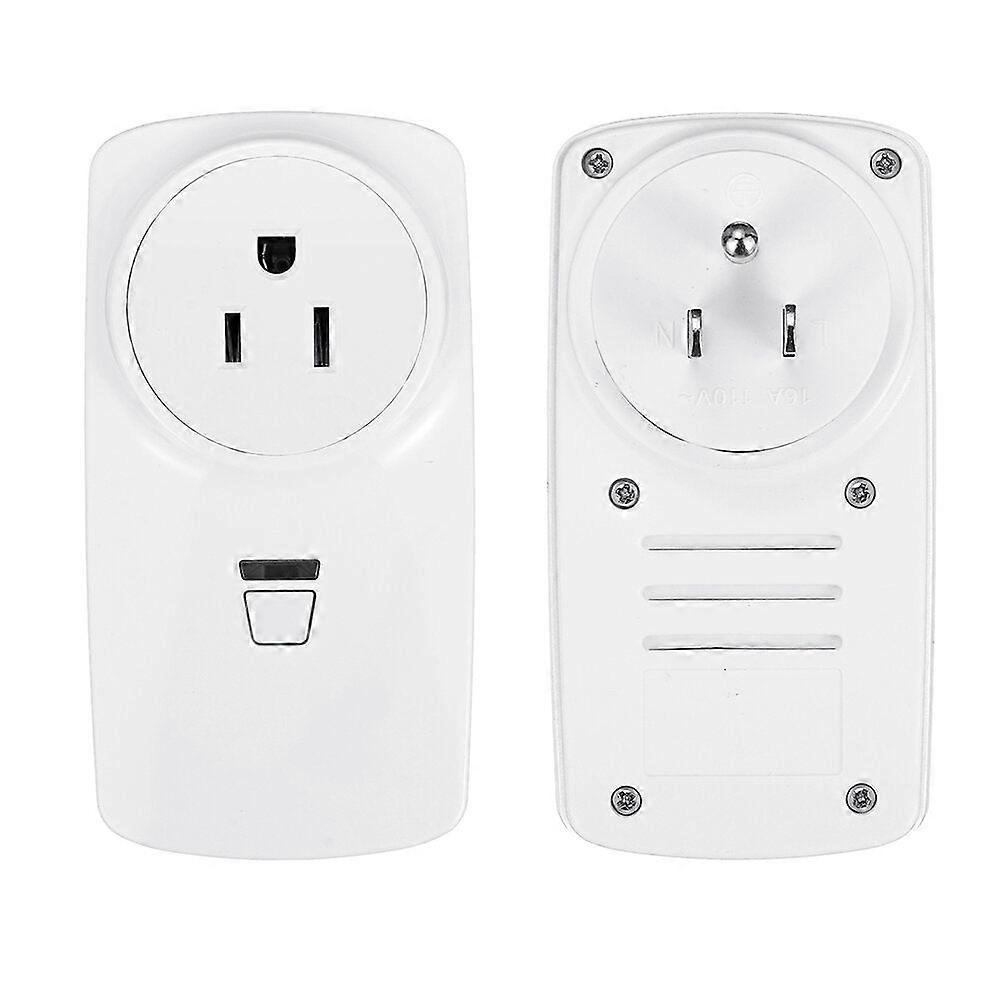 Ac85v-250v Wireless Remote Control Socket Us Standard Socket With Free Sticker Circular Remote Controller