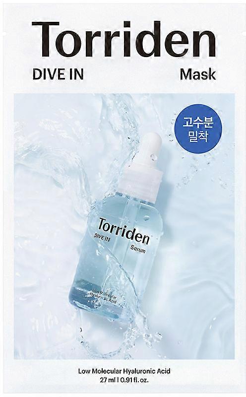 Low molecular hyaluronic acid facial mask Torriden Dive-In 27 ml