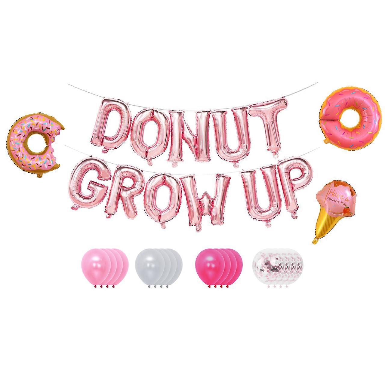 Verjaardag Versiering (donut Grow Up)