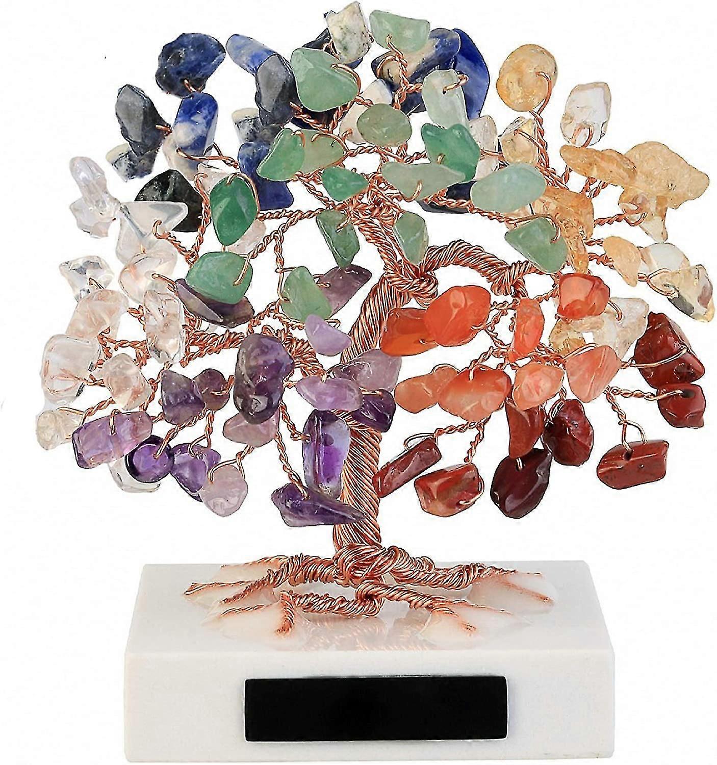Prum Natural Tree Of Life Chakra Crystal Tree With Healing Properties - Bonsai Feng Shui Money Tree Healing And Good Lu,6932