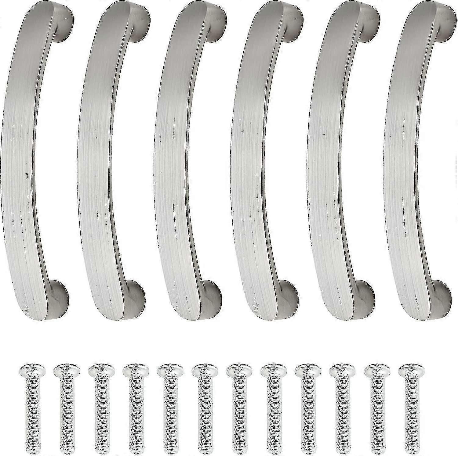 6 Kitchen Cabinet Handles 96 Mm