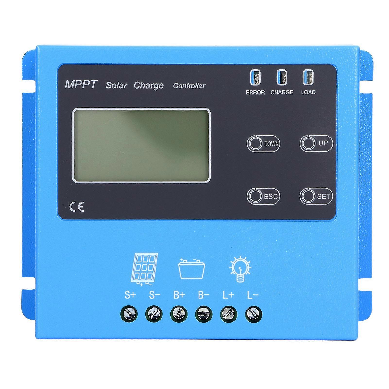Solar Charge Controller MPPT Panel Battery Control Regulator DC 12V 24V Recognition