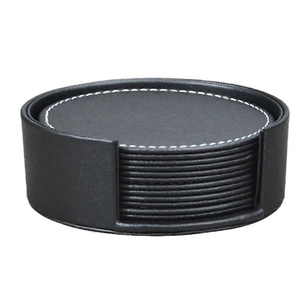 Leather Drink Coasters, Heat Insulation, Double-Layer