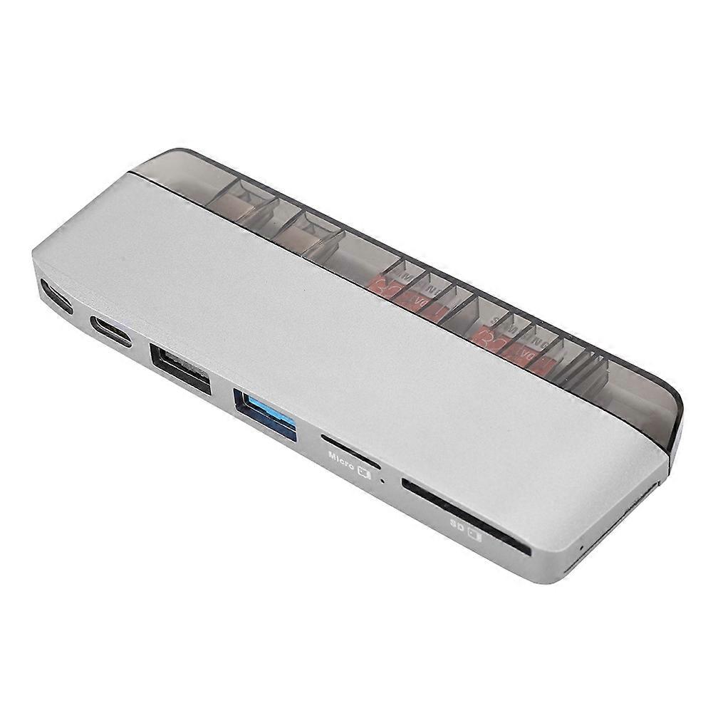 Multifunction USB-C to TF Hub Adapter PD Charging Docking Station for MacBook Pro